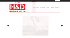 Desktop Screenshot of harrisonandduffltd.co.uk